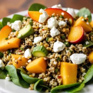 quinoa spinach salad